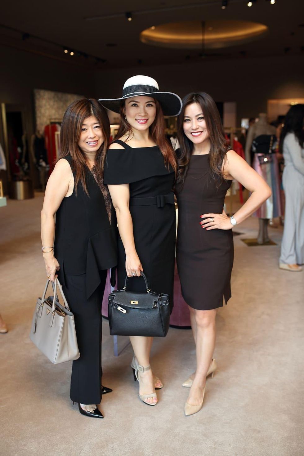 Rose Chen, Christina Zhou, Gina Li at The Webster party