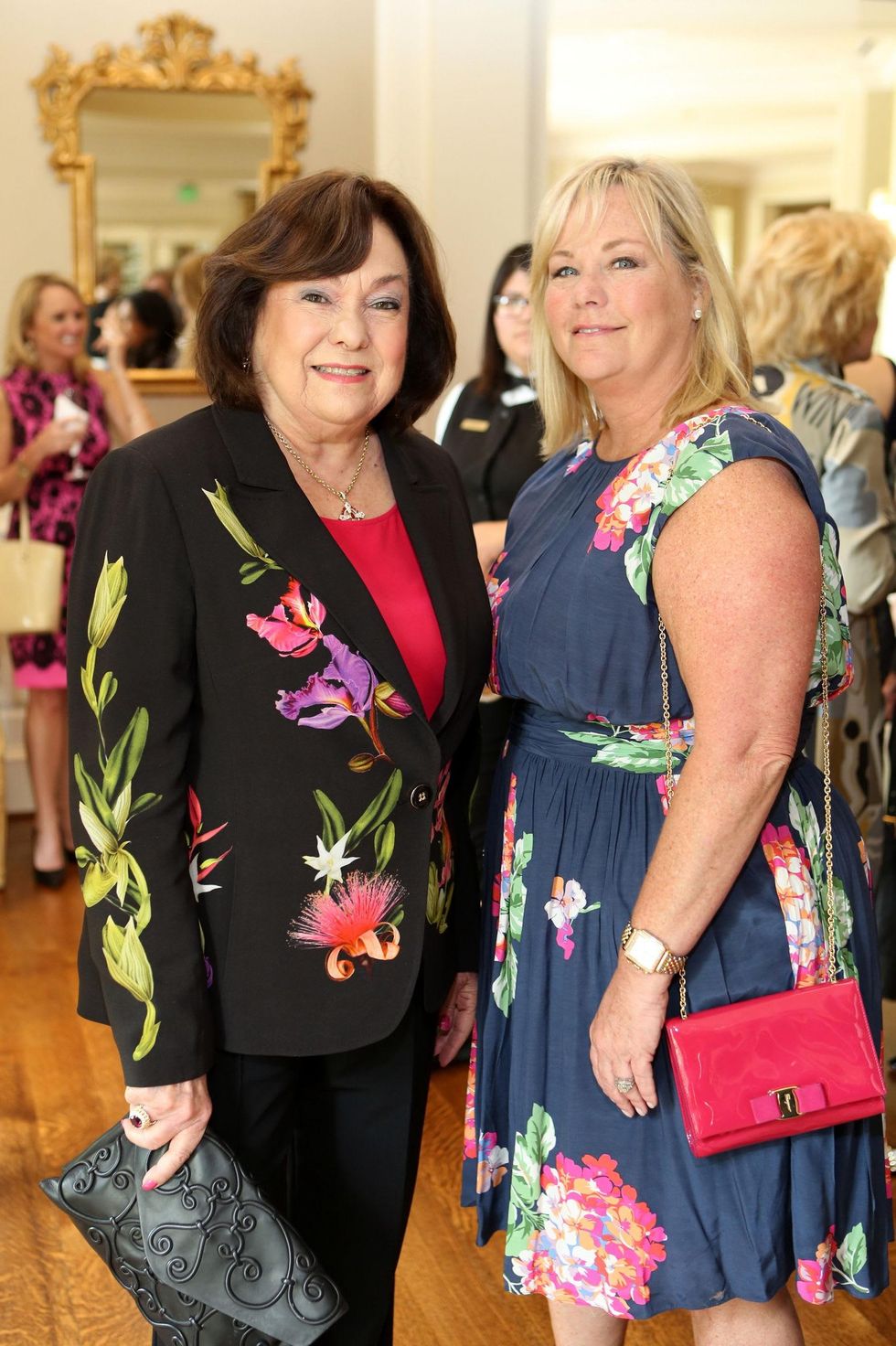 Rose Cullen, left, and Kathy McClure at the St. Luke's Friends of Nursing luncheon March 2015