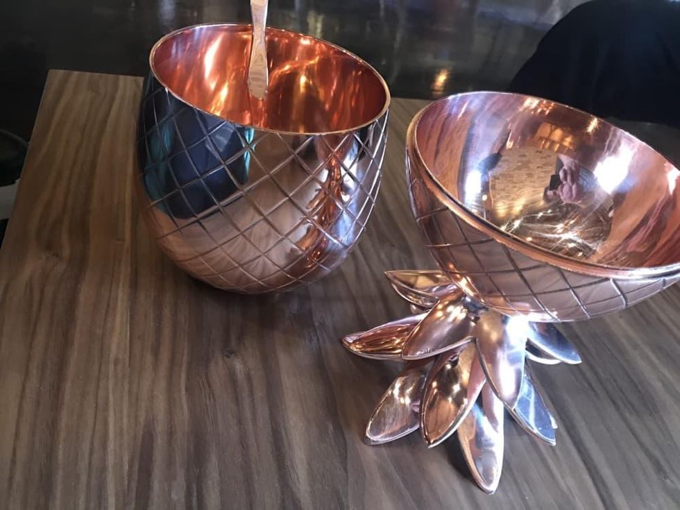 Rose Gold Midtown pineapple