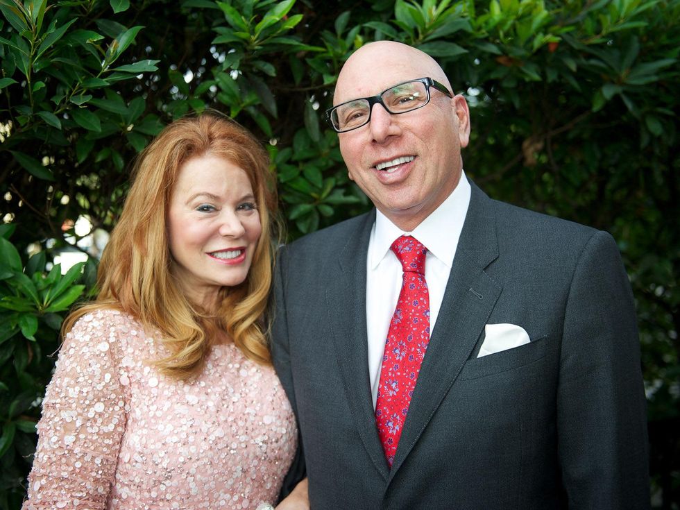 Rose Ribbon Fleming's Dinner Houston June 2013 Cindi Rose and Dr. Franklin Rose