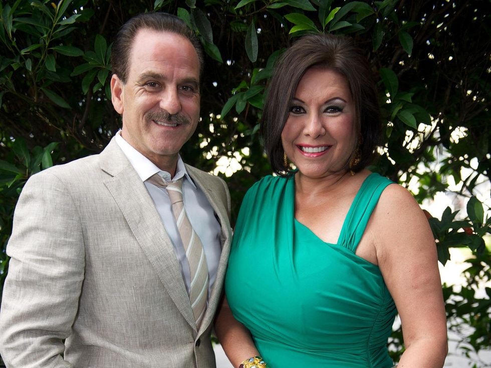 Rose Ribbon Fleming's Dinner Houston June 2013 Rudi Festari, Debbie Festari