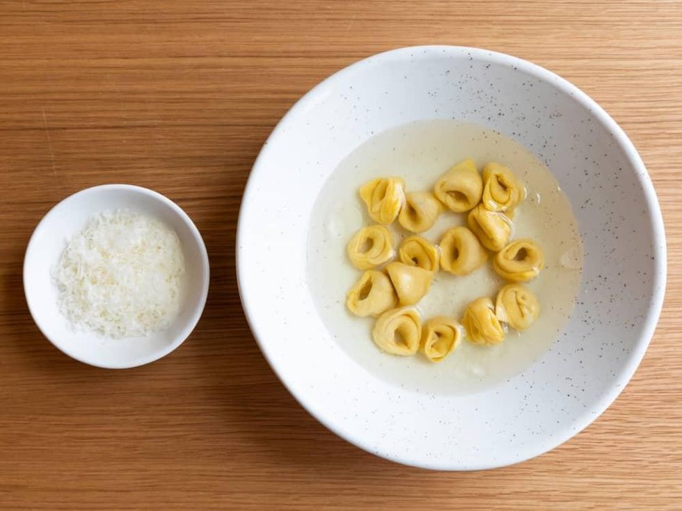 Rosie Cannonball tortellini in brodo