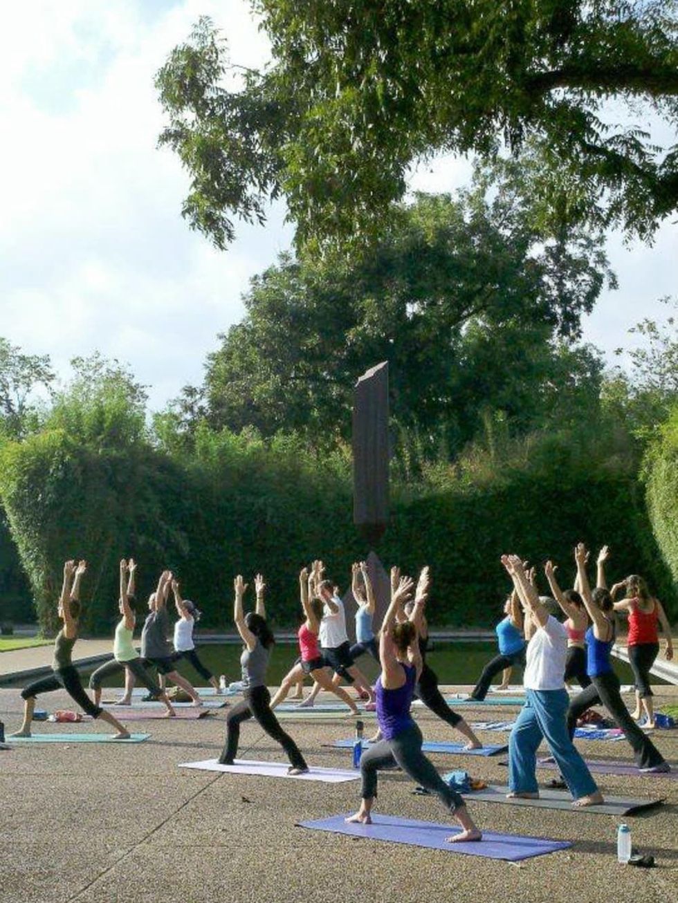 Rothko Chapel, tai chi, yoga, meditation