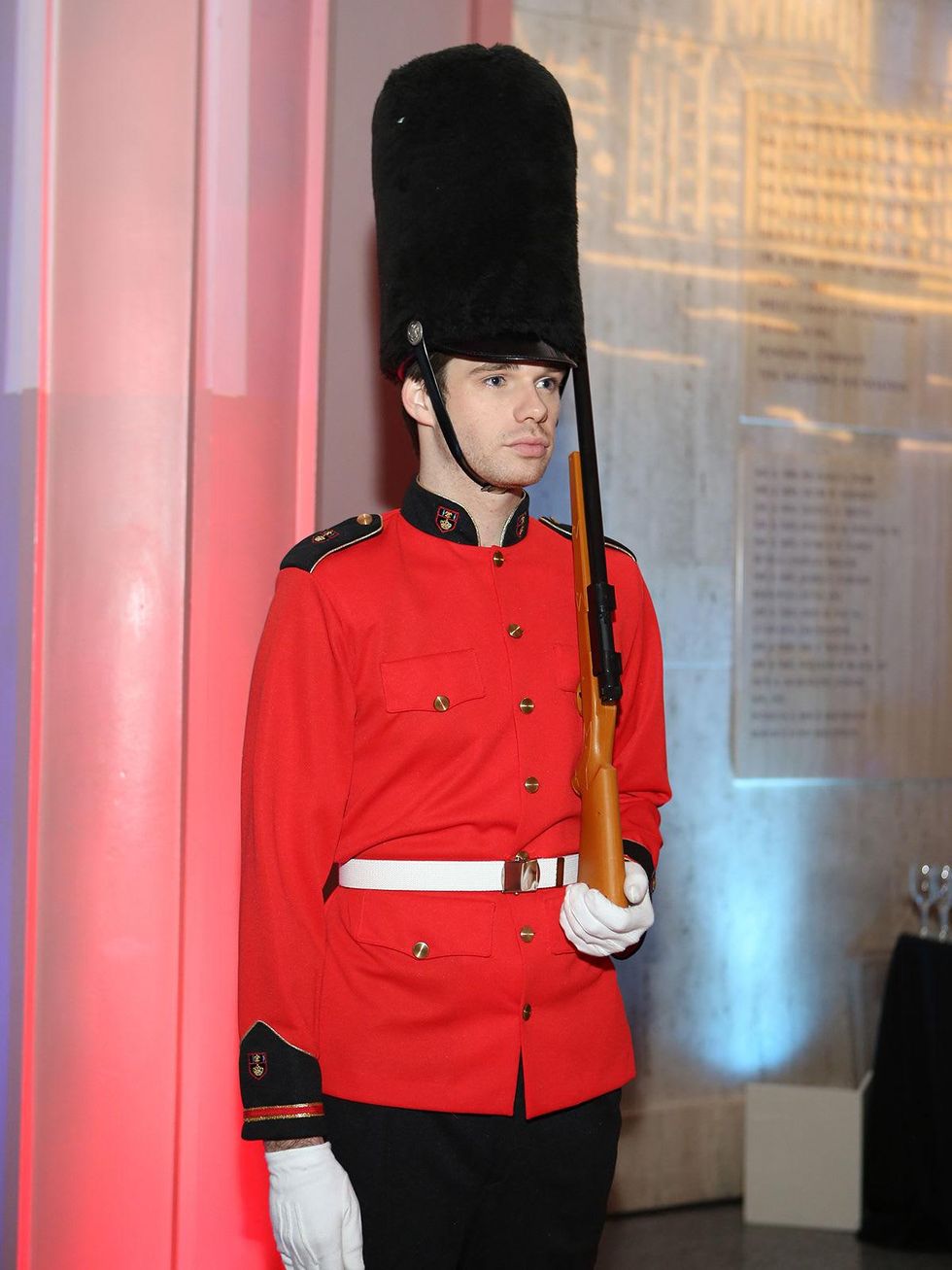 Royal Guard member at Houston Museum of Natural Science Gala March 2014