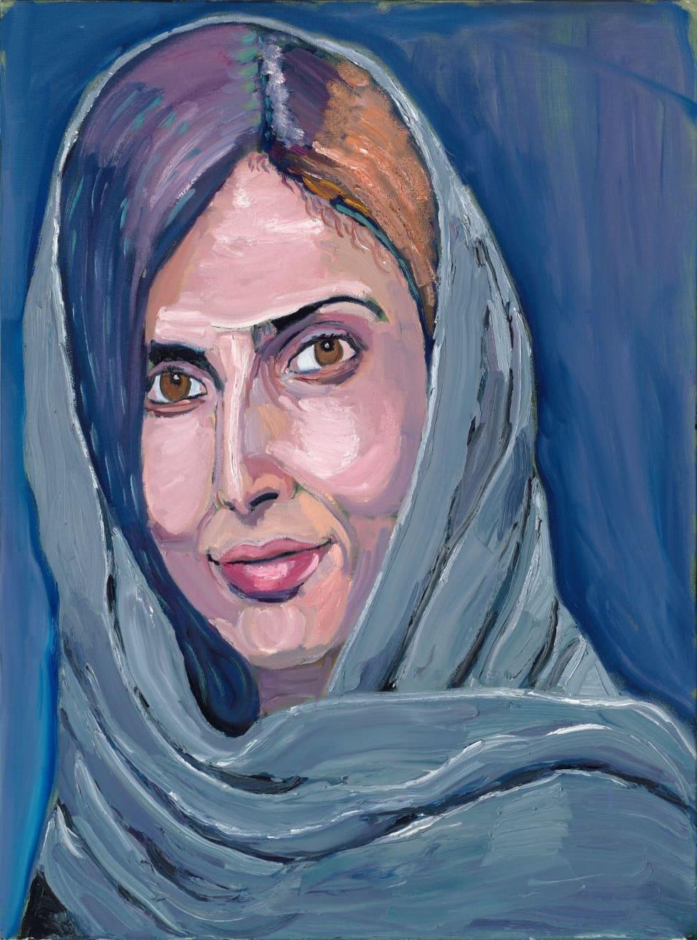 Royam Mahboob portrait by George W. Bush