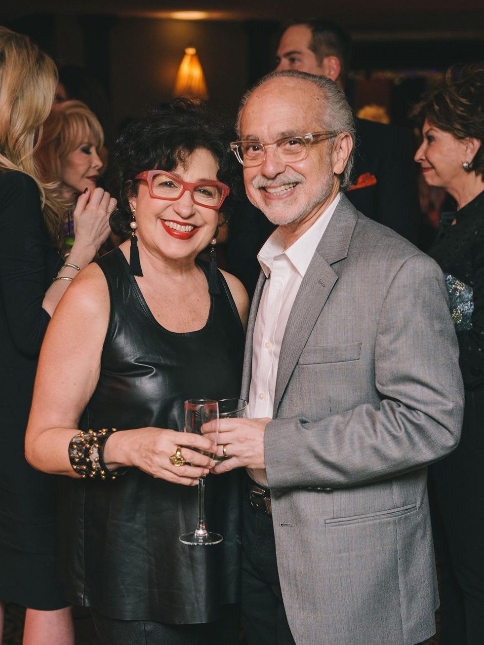 Roz and Alan Pactor at the Fashion Houston Launch Party October 2013