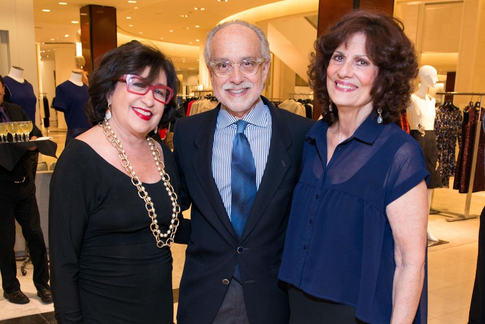 Roz and Alan Pactor, from left, with Donna Vallone at the Women of Distinction announcement party October 2014