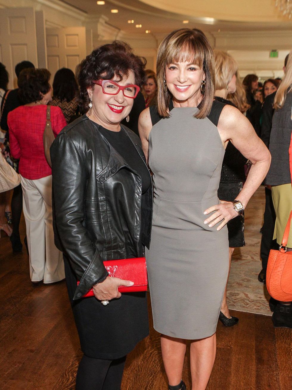 Roz Pactor, left, and Janet Gurwitch at the Passion for Fashion luncheon March 2014
