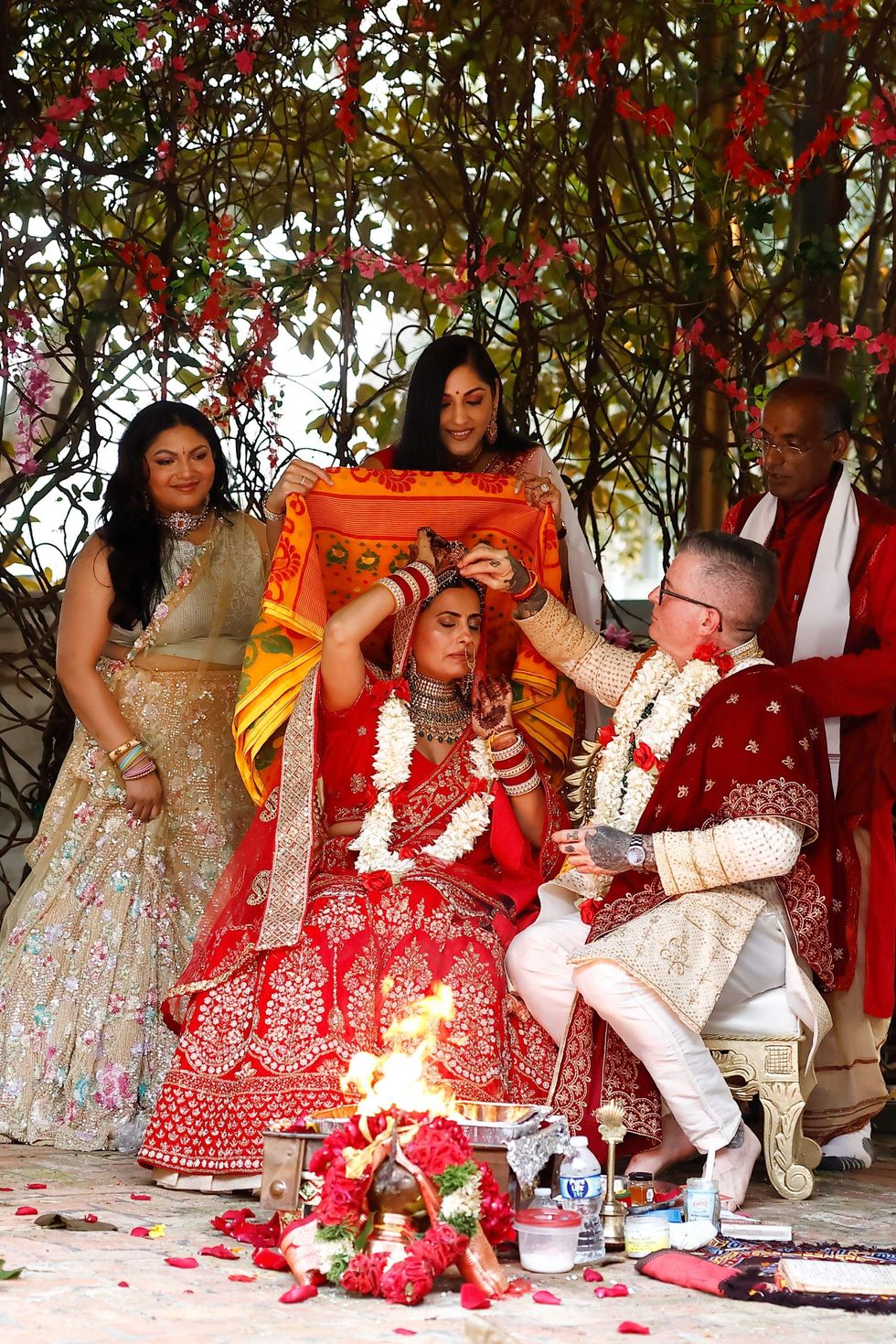 Ruchi Mukherjee Walter Sassard wedding