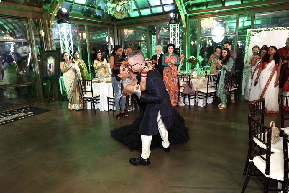 Ruchi Mukherjee Walter Sassard wedding