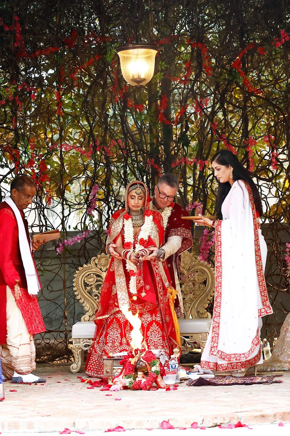 Ruchi Mukherjee Walter Sassard wedding