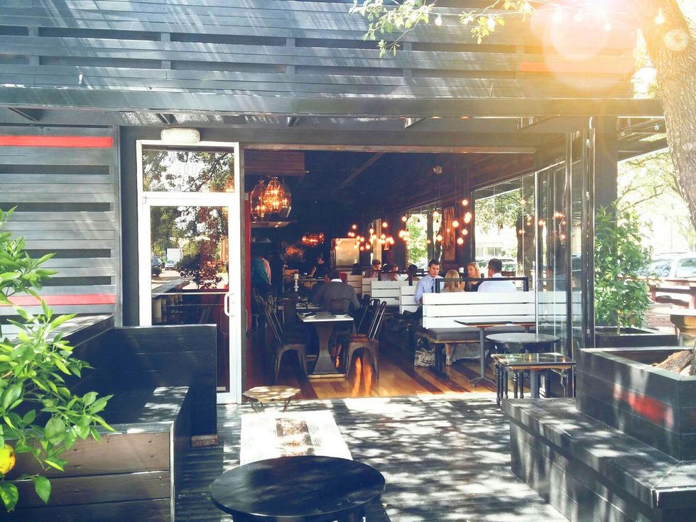 Ruggles Black patio looking into restaurant October 2014