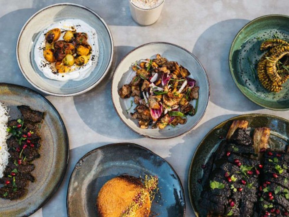 Rumi's Kitchen food spread