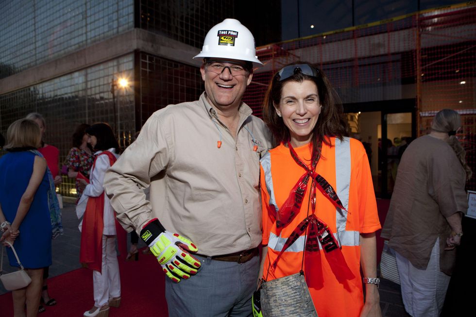 Russell and Lisa Sherrill at the Glassell School benefit and auction May 2014