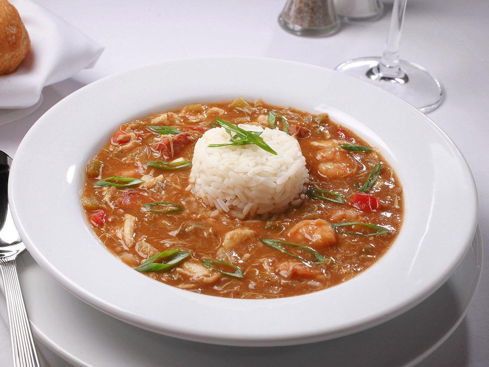 Ruth's Chris Houston steak cutting July 2013 gumbo