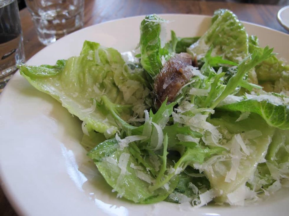 Ruthie Pizzeria Solario April 2013 Caesar Salad