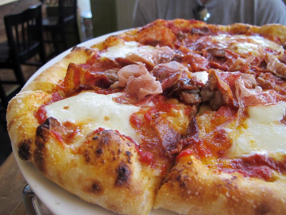 Ruthie Pizzeria Solario April 2013 Carne Pizza