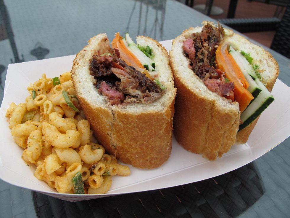 Ruthie, where to eat right now, April 2013, Musubi, BanhMi, sandwich, mac and cheese