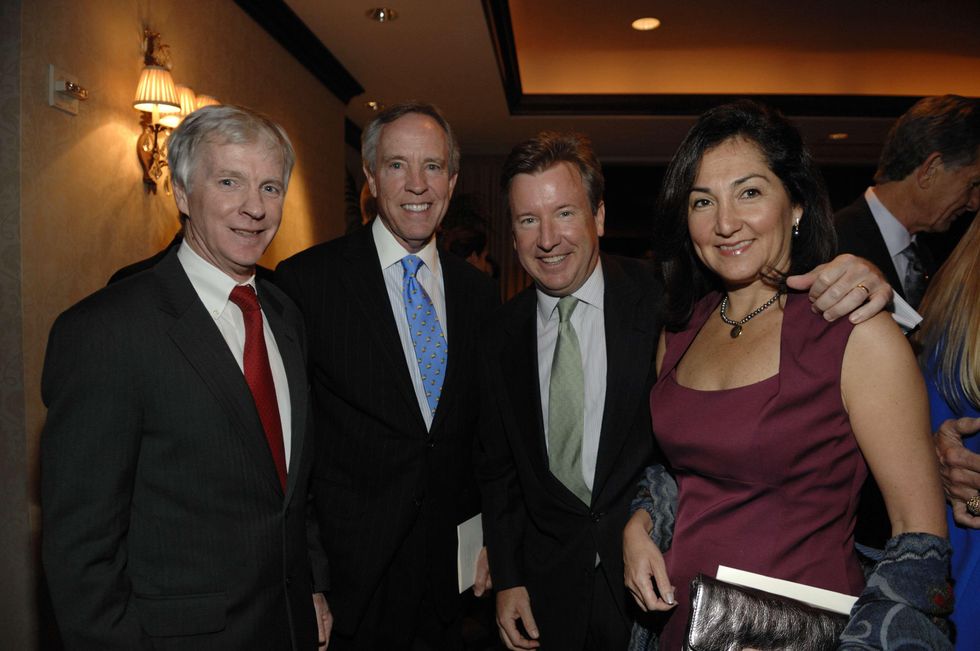 Ryan Crocker, from left, David Jones and Jim and Paula McGrath at the George Bush Presidential Library Foundation dinner December 2013