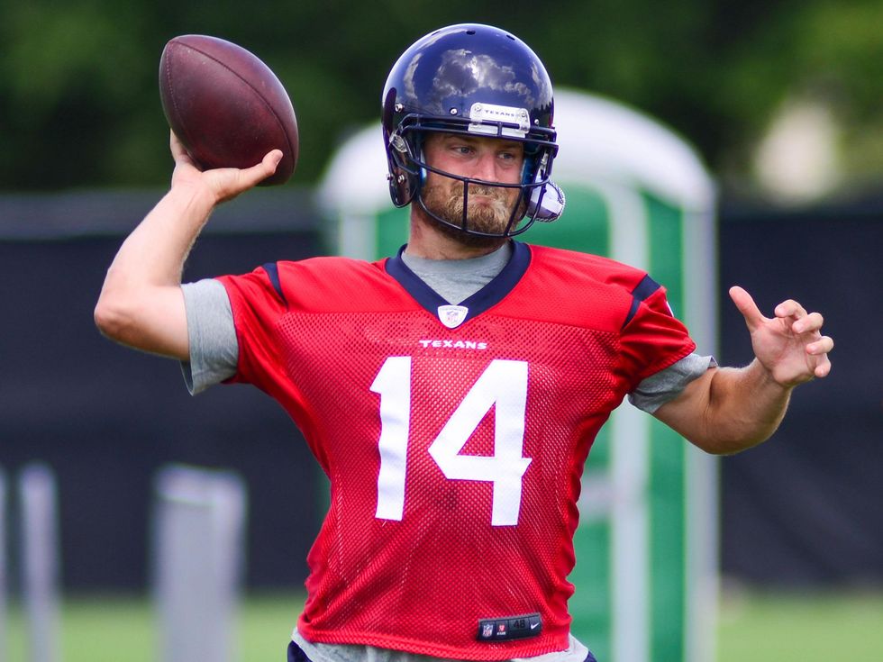 Ryan Fitzpatrick Texans throw