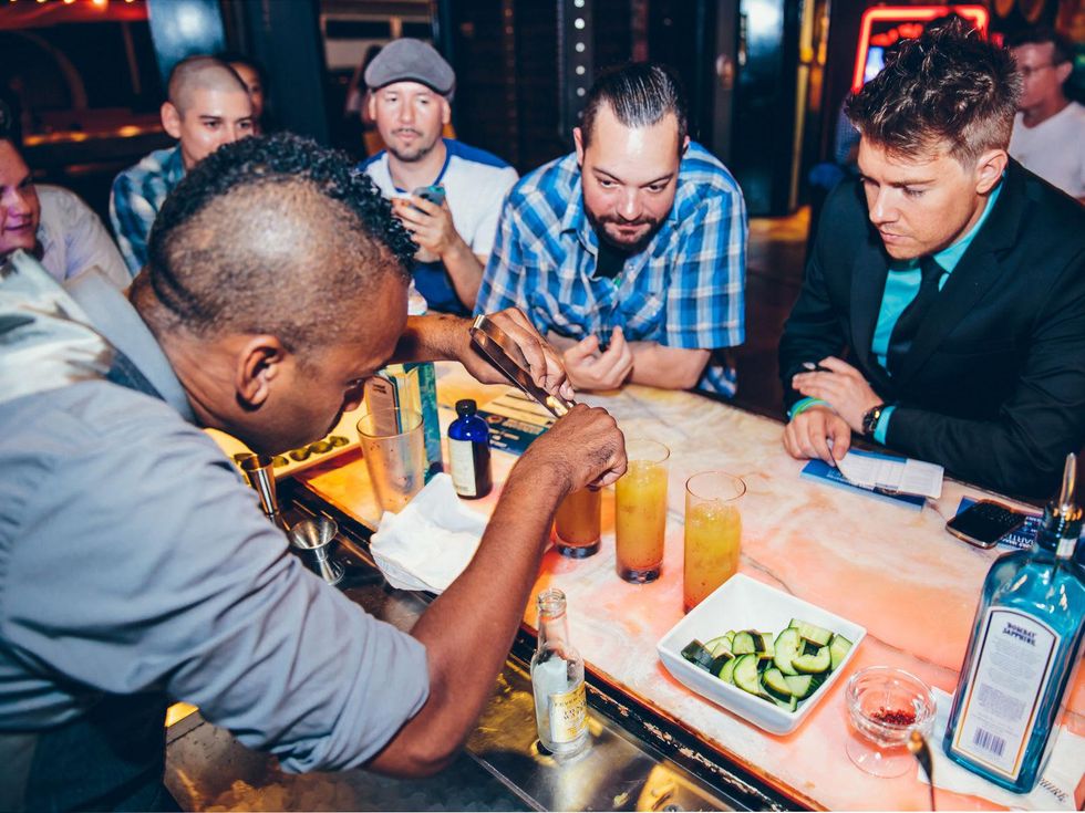 Ryan Perry serves judges