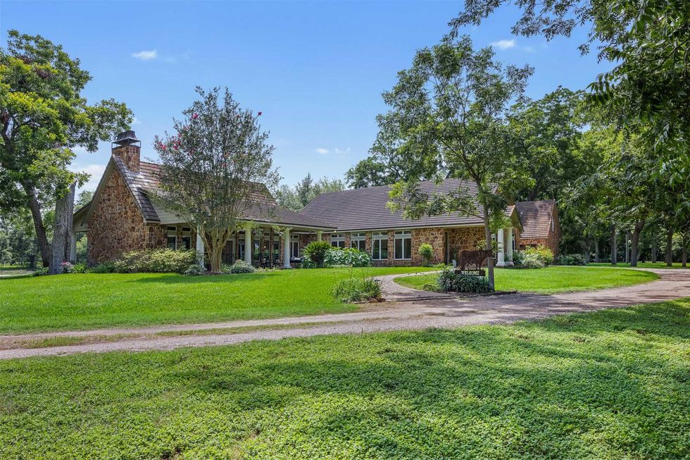 S Lazy S Ranch house exterior at 8502 Stansberry Road