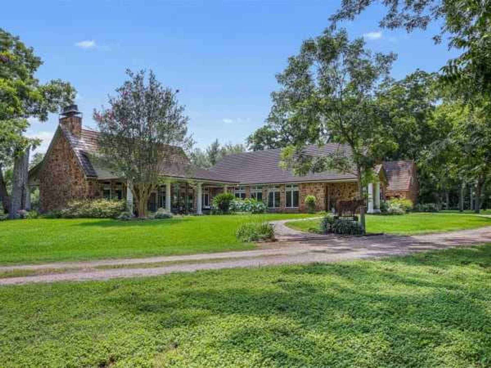 S Lazy S Ranch house exterior at 8502 Stansberry Road