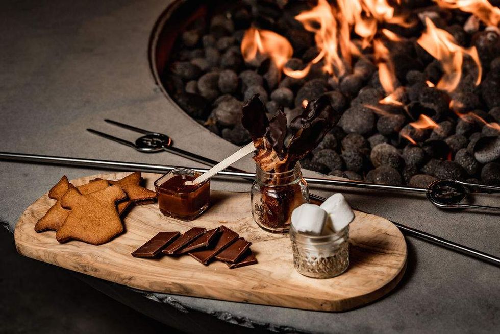 S'mores at Renaissance Plano hotel