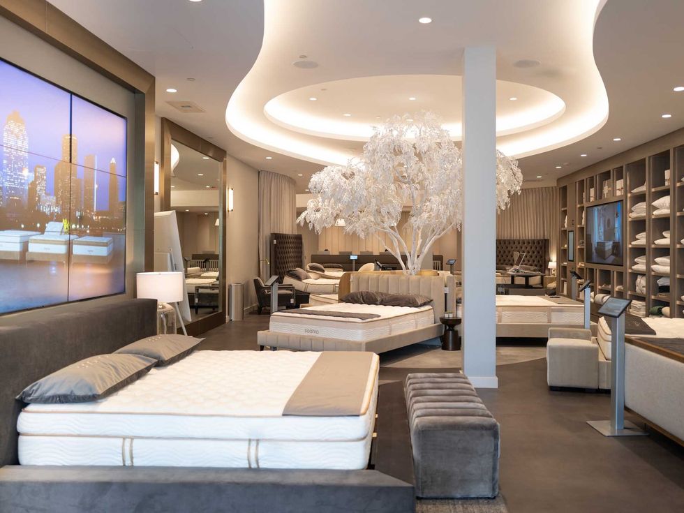 Saatva Houston store interior