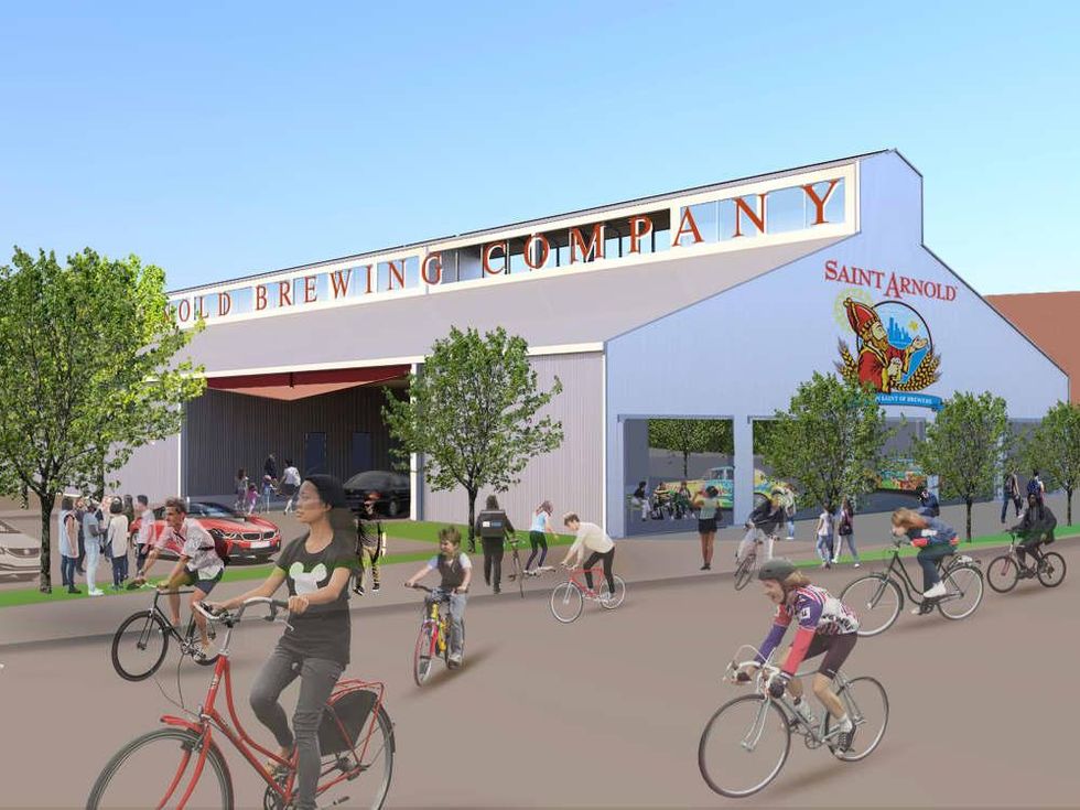 Saint Arnold beer garden rendering