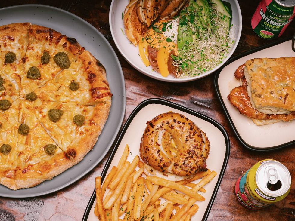 Saint Arnold brunch spread