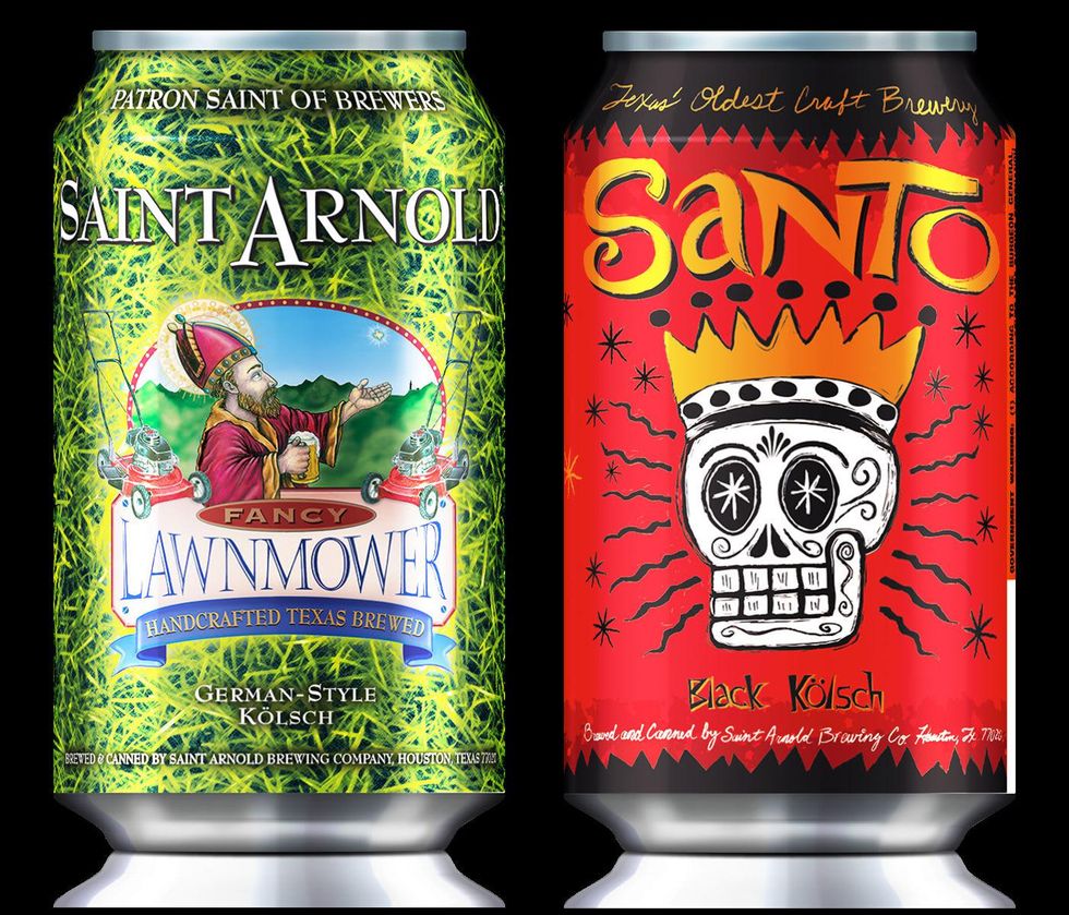 Saint Arnold cans