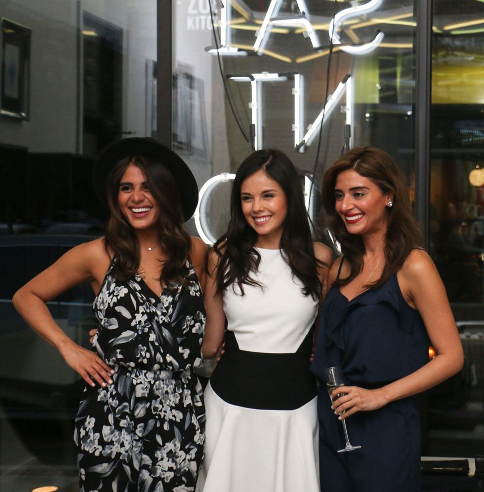 Saint Cloud dinner party Sarah Jawda, Monica Guerrero Abney, Saba Jawda