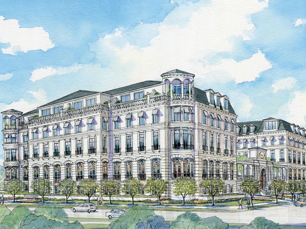 French twist Townhomes evoke Parisstyle architecture on San Felipe