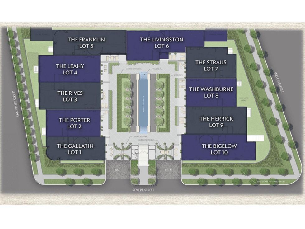 French twist Townhomes evoke Parisstyle architecture on San Felipe