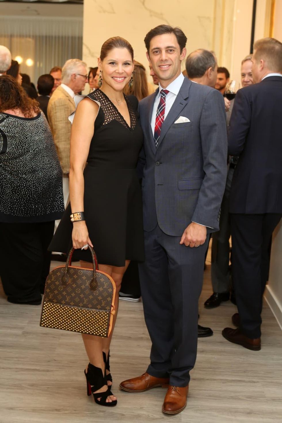 Saks MD Anderson benefit 4/16, Estela Cockrell, David Cockrell