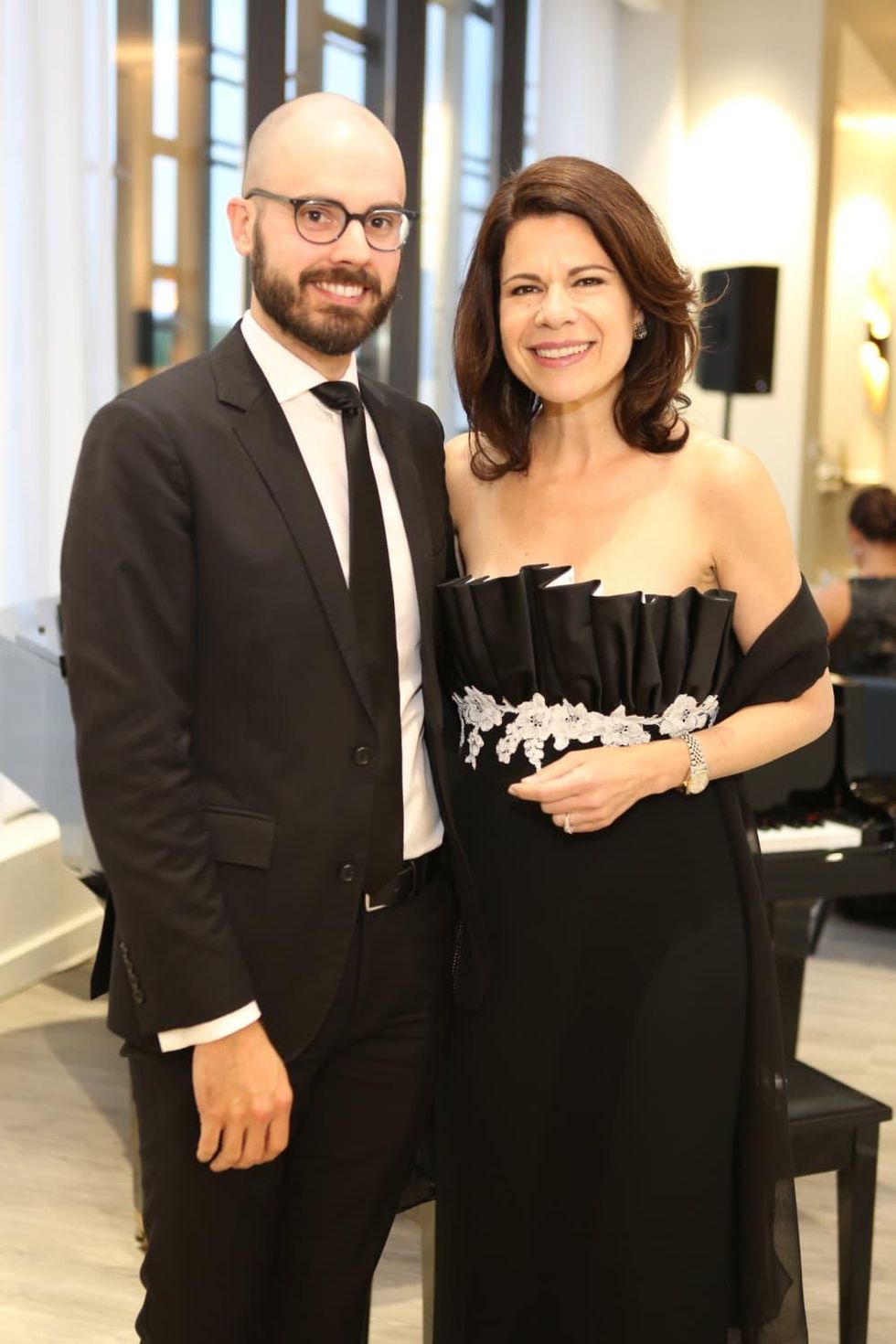 Saks Opening Dinner for HGO 4/16, singer