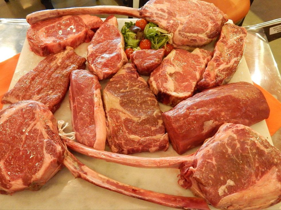 Sal y Pimienta raw steaks chops meat June 2014