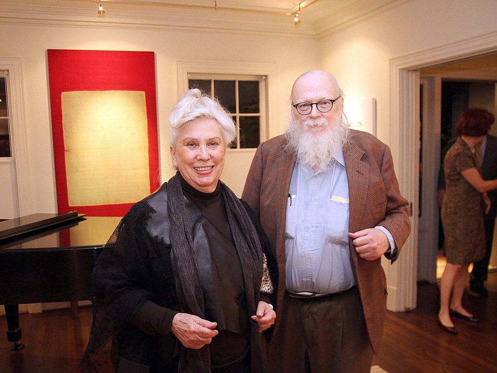 Salle and Jimmy Vaughn at the Da Camera Opening Night party October 2013