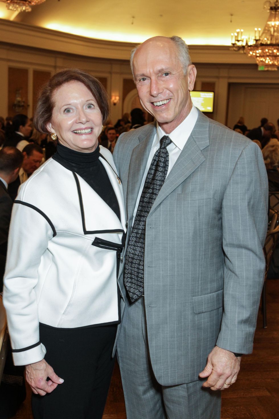 Sallie Morian and Michael Clark at the MS Society luncheon March 2015