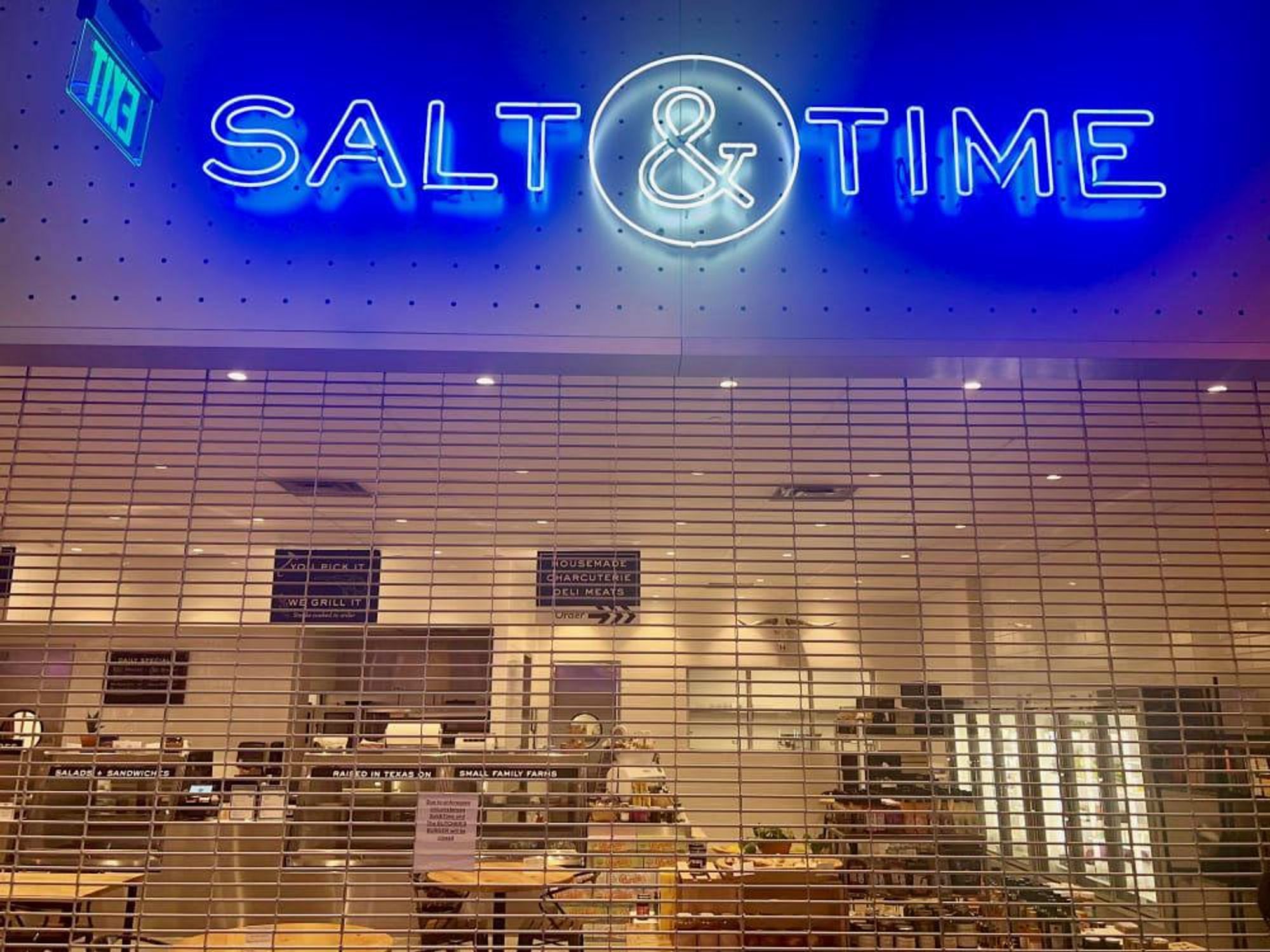 Salt & Time has closed its Houston locaiton.