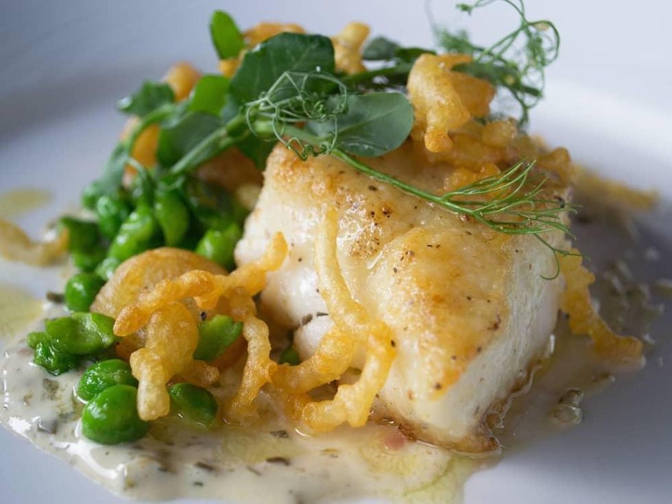 SaltAir Seafood lunch haddock fish and chips