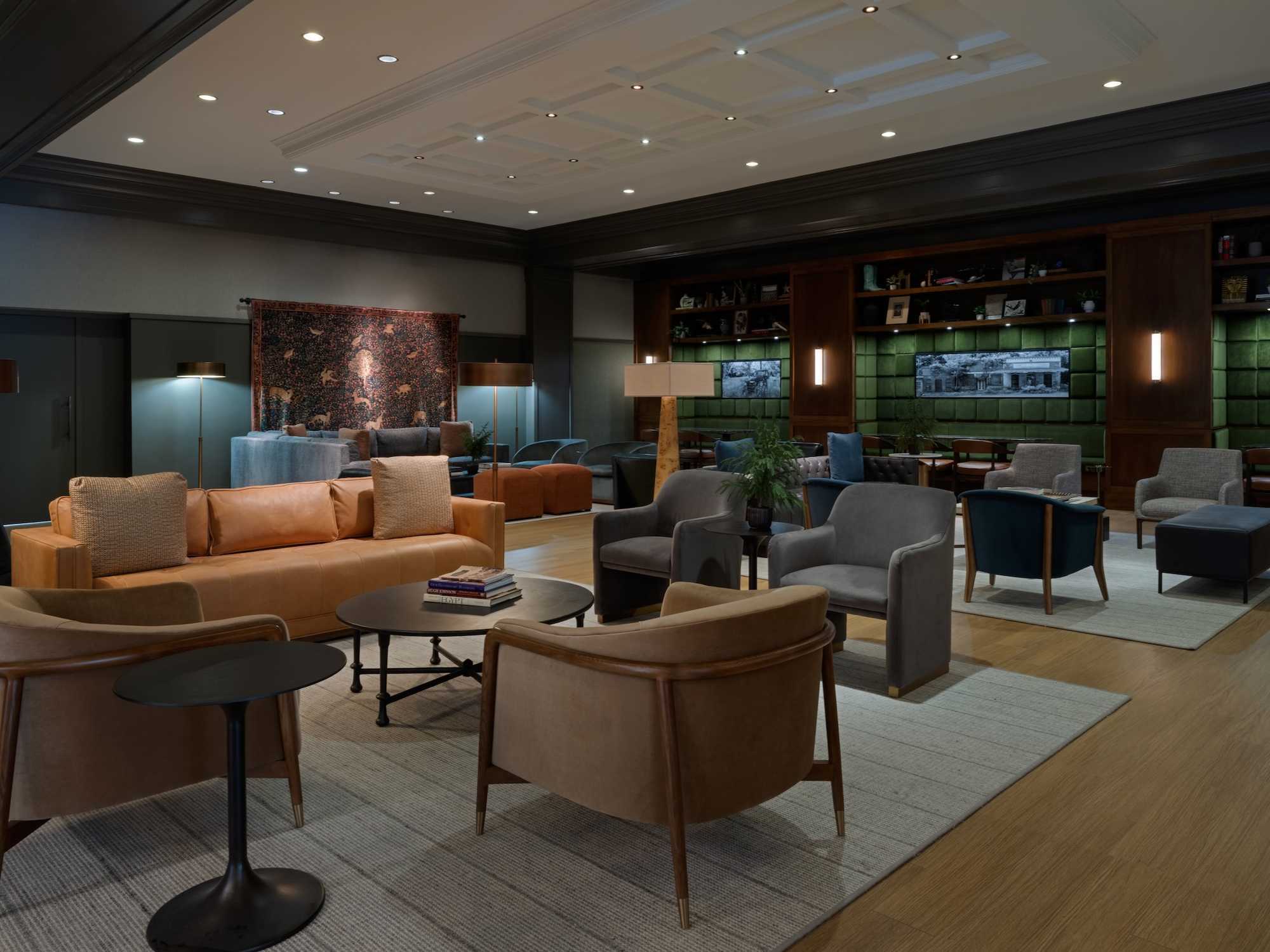 Sam Houston hotel lobby