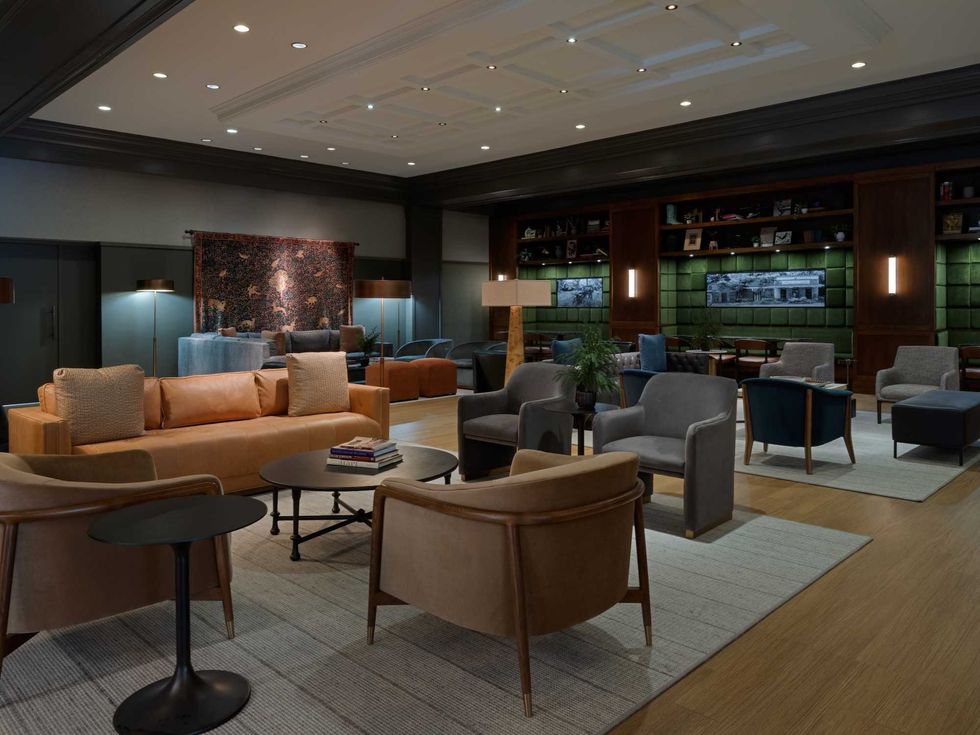 Sam Houston hotel lobby