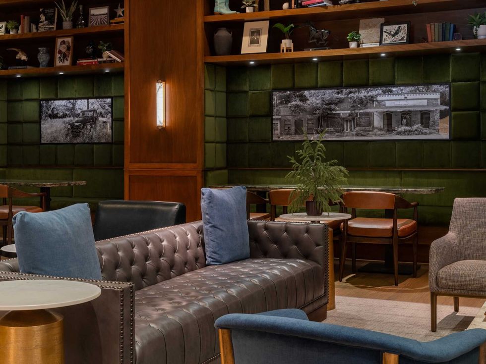 Sam Houston hotel lobby