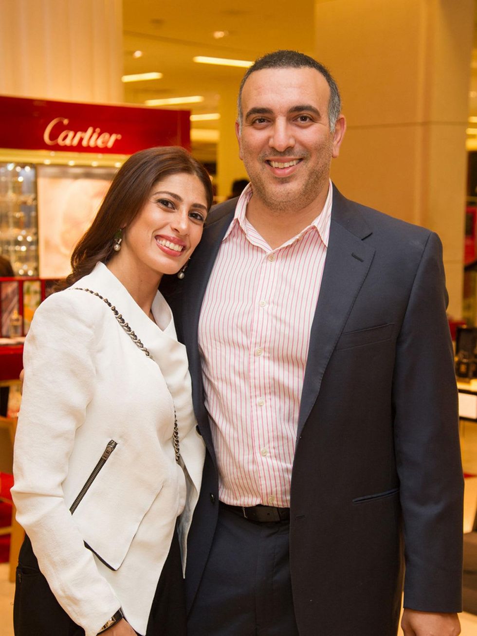 Samar Tarazi and Jason Nasra at the Alley Young Professionals event October 2013