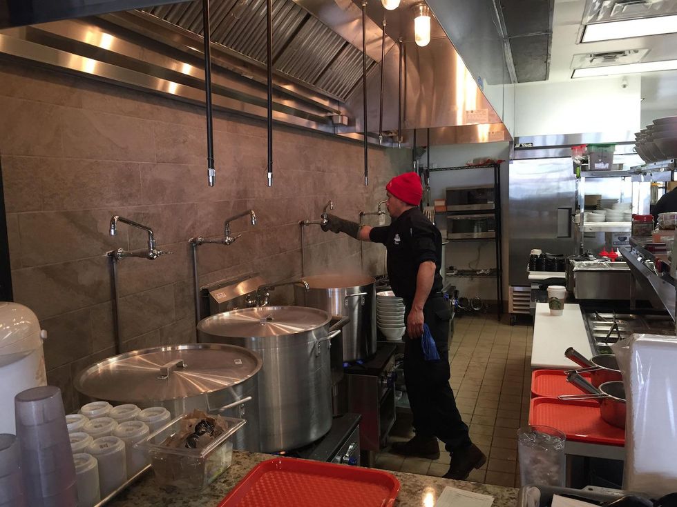 Samurai Noodle kitchen