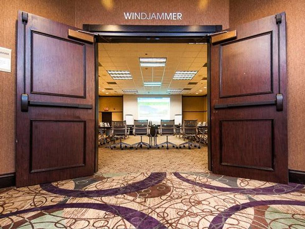 San Luis Conference Center, Windjammer entry