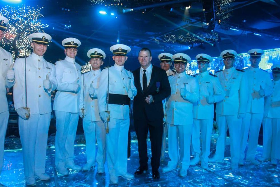 San Luis Salute 2020 Tilman Fertitta Texas A&M Honor Guard