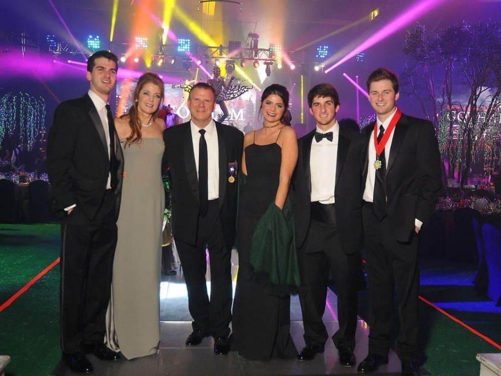 San Luis Salute, Feb. 2016, Fertitta family, Michael, Paige, Tilman, Blayne, Blake, Patrick